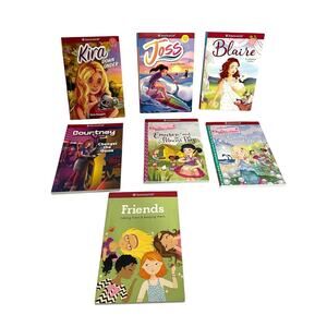 American Girl And Wellie Wishers Lot 7 Paperback Books Emerson Camille Blaire